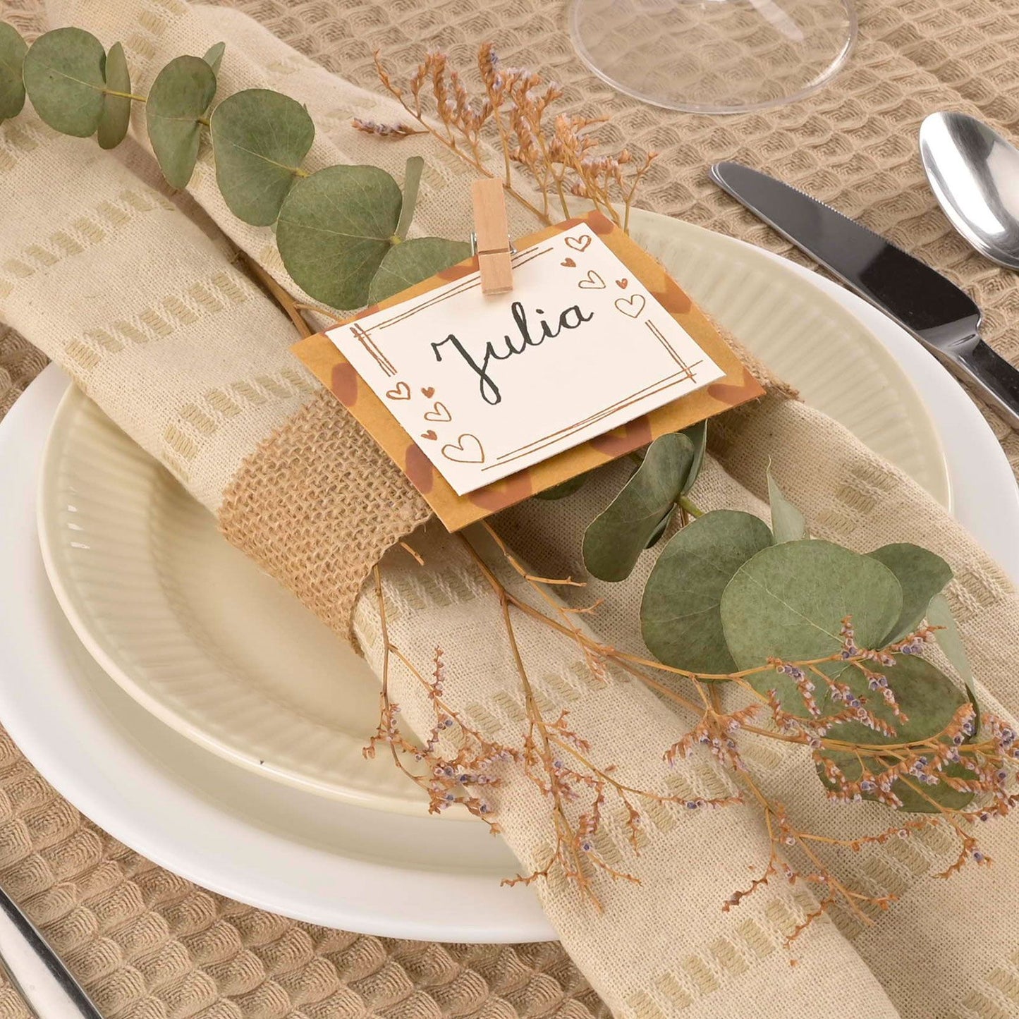 Vaessen creative • mollette per bucato in legno 3,5 cm 12 pezzi naturale