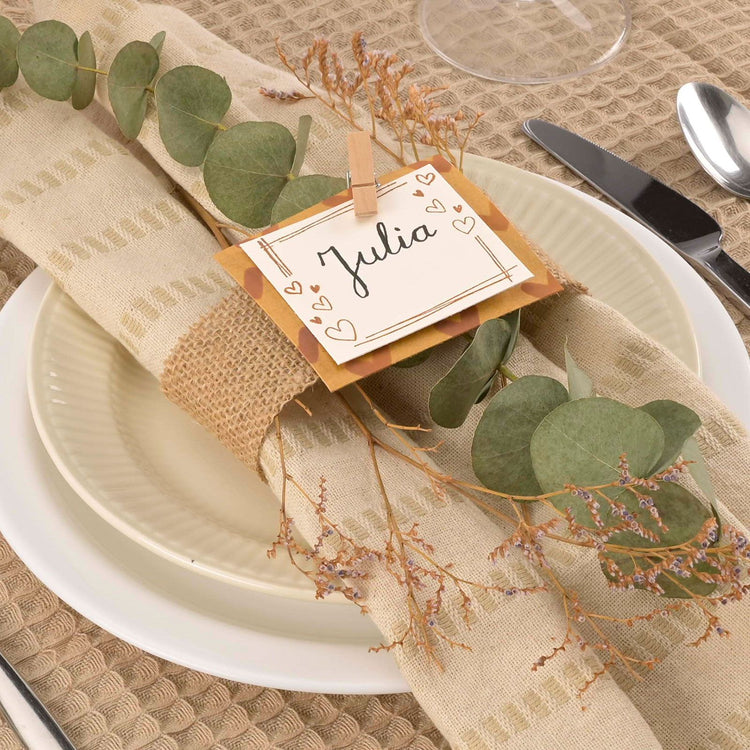 Vaessen creative • pinzas para la ropa de madera 3,5 cm 12 piezas natural