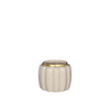 Ideas 4 seasons bloempot pouff crème ø9,5xh7,6cm