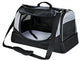 Trixie Dog Bag Holly Black Grey