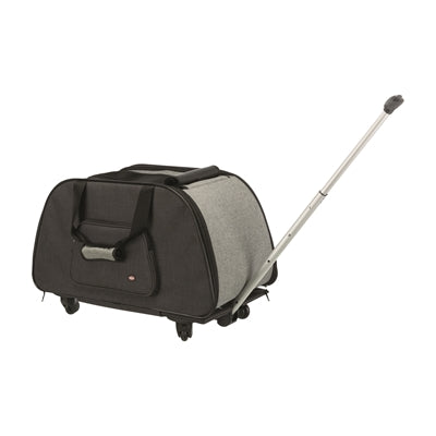 Trixie Travel Basket Trolley Nero Grigio chiaro