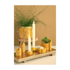 Ideas 4 seasons bloempot pouff stoel mosterd ø8,4xh9cm