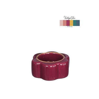 Pouf porta tealight Ideas 4 stagioni ciliegio ø7xh3.4cm