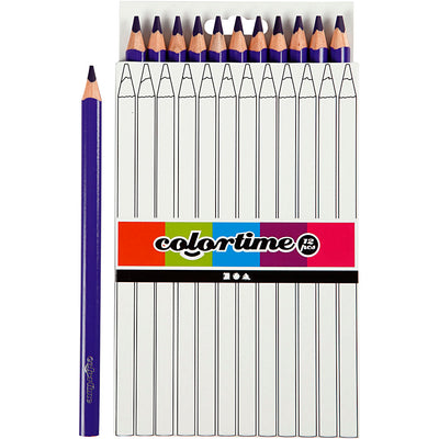 Lápices de color jumbo triangular: púrpura, 12º.