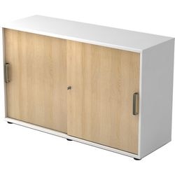 Armario con puerta corredera Bach hammerer 2ph roble, blanco