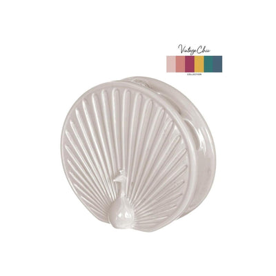 Vaso Ideas 4 stagioni crema pavone ø7 l19,7xh18cm