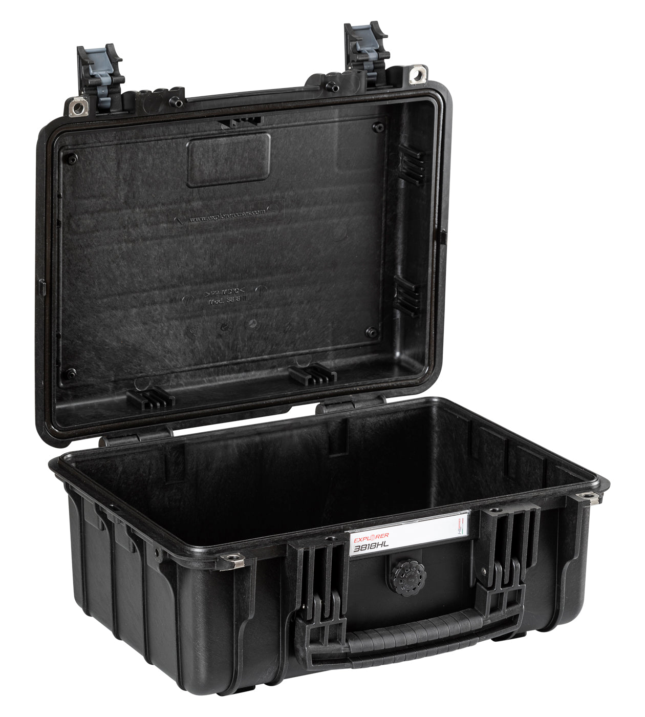 Casos de explorador 3818HL maleta negra
