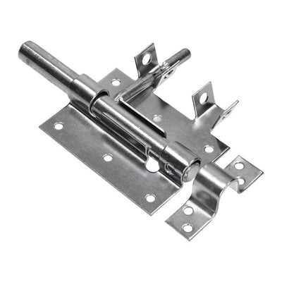 Mack 1069129 - pestillo para candado azul galvanizado 100 mm | 5 piezas