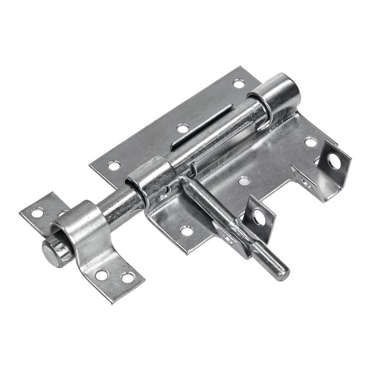 Mack 1069129 - scrocco per lucchetto zincato blu 100 mm | 5 pezzi