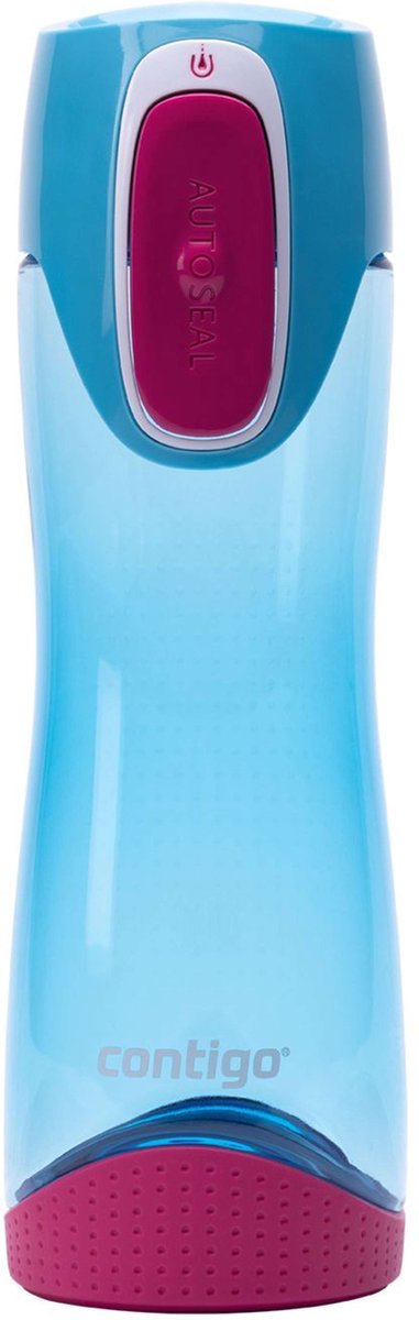 Borraccia Contigo SWISH AUTOSEAL per bambini, borraccia priva di sostanze nocive BPA, 100% ermetica, lavabile in lavastoviglie, ideale per asilo nido, scuola materna, scuola e sport, 500 ml | cielo blu