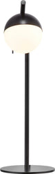 Lampada da tavolo Nordlux contina-g9-vetro opale nero