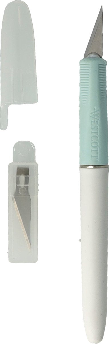 Navaja Westcott - con tapa protectora y 4 hojas de repuesto en funda protectora - ac-17863