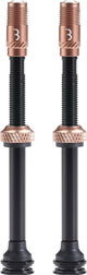 Valvola corecap al ciclismo Bbb - set valvole tubeless - 300% di flusso d'aria in più - compatibilità pompa universale - alluminio - 80mm - 2 pezzi - rame - bti-166