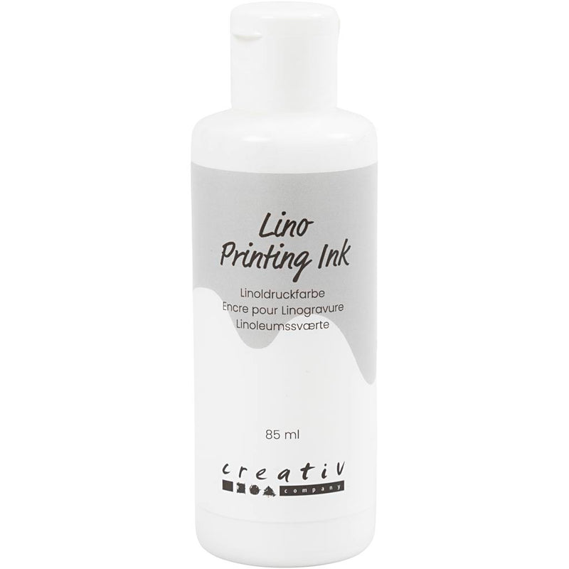 Creativ company pintura linóleo, blanca, 85 ml 1 botella