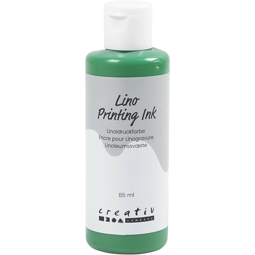 Creativ company pintura linóleo, verde, 85 ml 1 botella