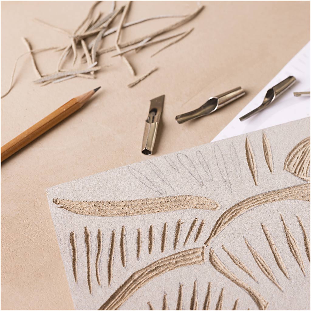 Creativ company linoleum, size 30x40 cm, thickness 3 mm, gray, 1 piece 1 box