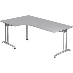 Escritorio esquinero Bach hammerer vbs82 5 melamina 200x120cm gris