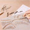 Linoleum Creative Company, misura 10x15 cm, spessore 3 mm, grigio, 2 pezzi 1 scatola
