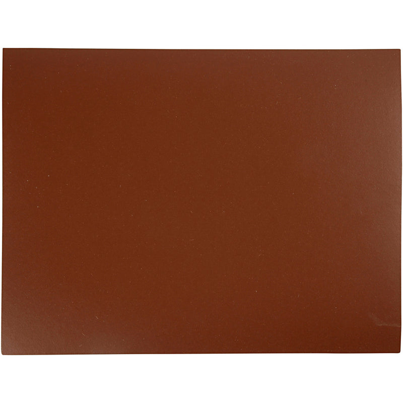 Placa de linóleo, medidas 30x39 cm, grosor 2,5 mm, marrón, 1 unidad