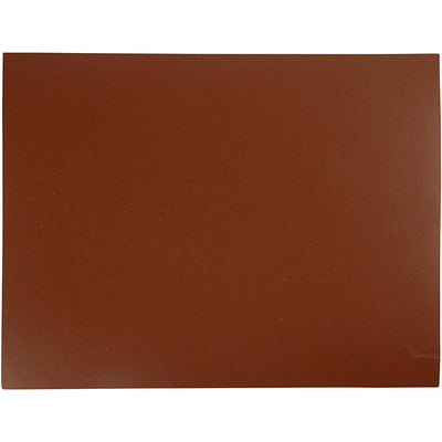 Lastra in linoleum, misura 30x39 cm, spessore 2,5 mm, marrone, 1 pezzo