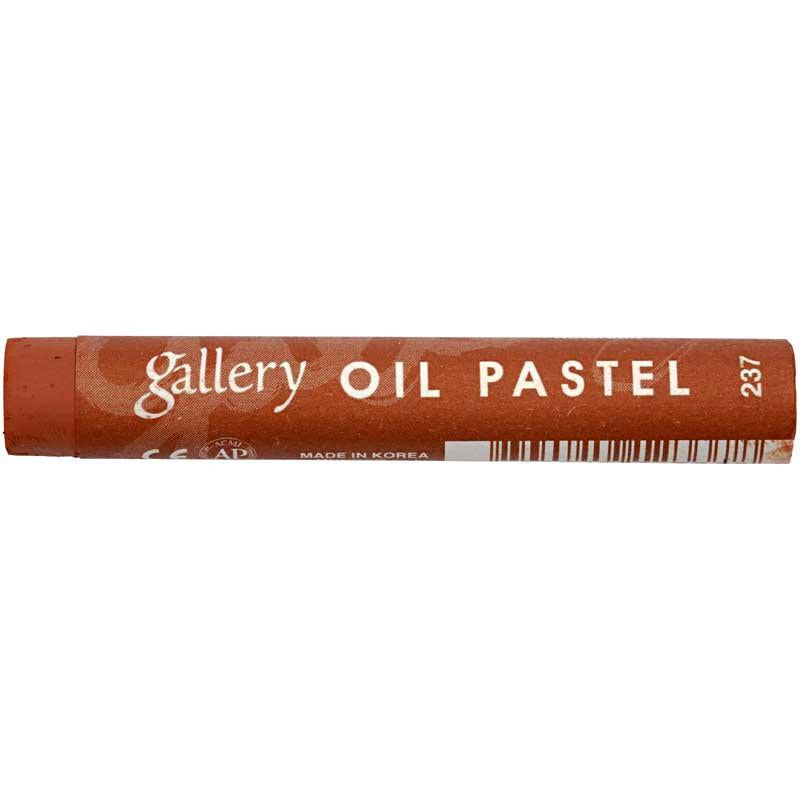 Mungyo gallery pastel al óleo premium, l: 7 cm, grosor 11 mm, marrón rojizo (237), 6 piezas 1 caja