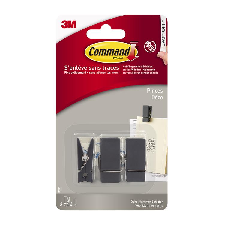 3m 1062189 - abrazaderas de resorte mando gris pizarra 17089s | 6 piezas