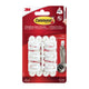 3m 1062198 - ganchos mando blancos con tiras blancas mini | 6 piezas
