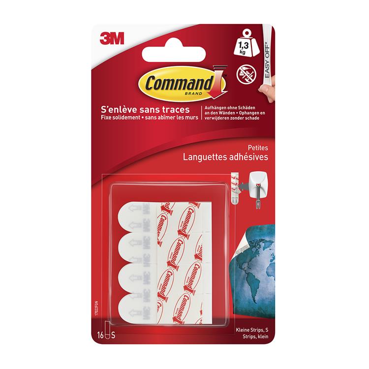 3m 1060486 - comando universal pequeño paquete de 16 tiras | 12 piezas