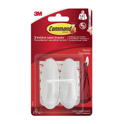 3m 1062196 - comando ganci design medio 17081 | 5 pezzi