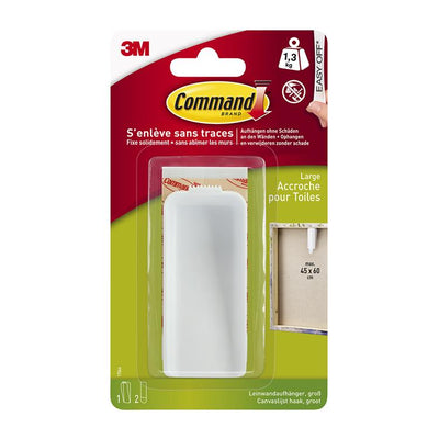 3m 1060675 - colgador de lona Command, grande blanco 1hk + 2pq | 6 piezas