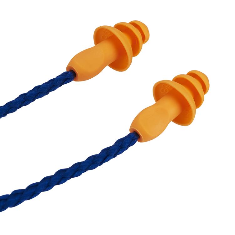 3m 1062058 - tapones para los oídos con cordón 1 paquete (87-98 db) | 6 piezas