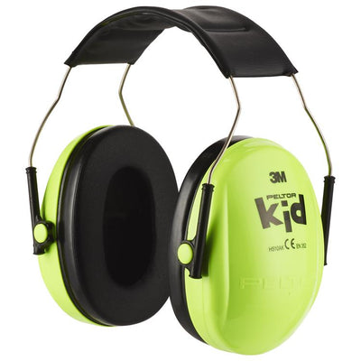 Orejeras peltor 3m niños verde neón h510ak