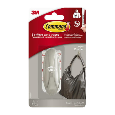 3m 1062190 - gancio di comando design medio, spazzolato. ni 17081 miliardi | 5 pezzi