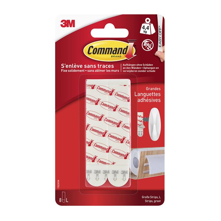 3m 1062194 - comando strisce adesive grandi e ricarica 17023p | 6 pezzi