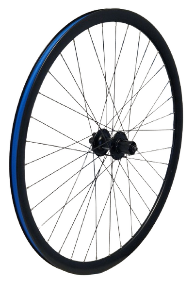 Kgz kgz achterwiel 28 inch (622) cassette 8-10 spd spaken zwart velg zwart disc 6 bout uitval