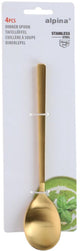 Alpina eetlepels - lepels set 4 stuks - bestek - rvs - goud
