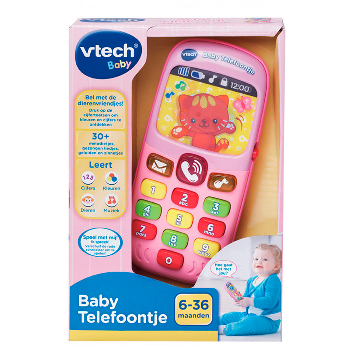 Vtech Baby Phone Llamada rosa
