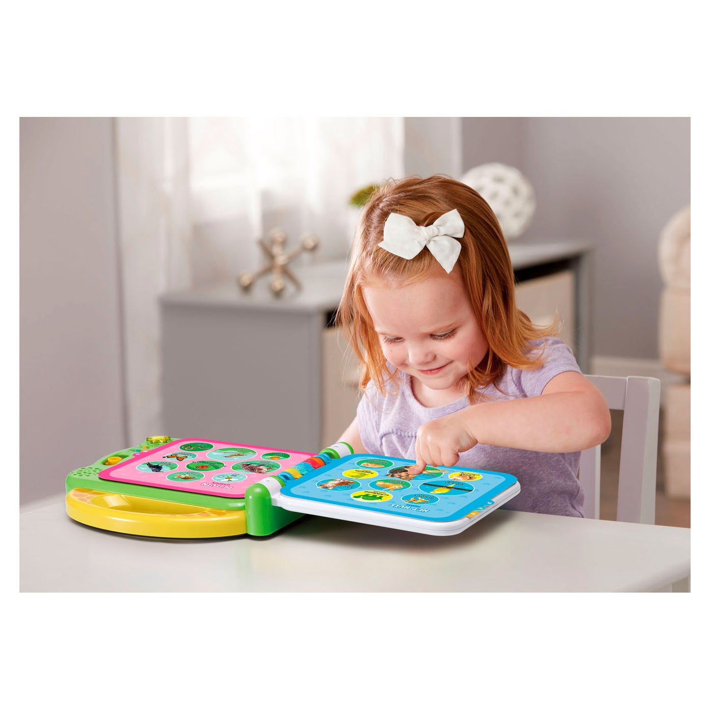 Libro infantil de Vtech mis primeras 100 palabras animales verdes