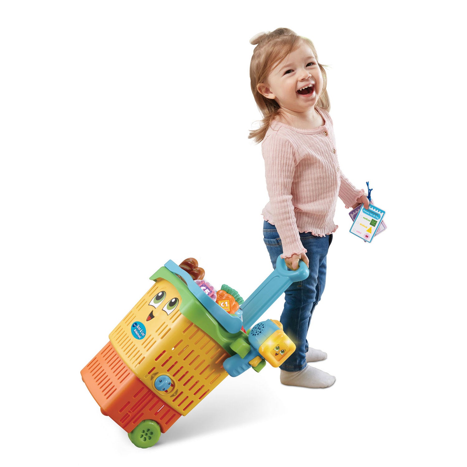 Vtech Shopping Basket Scaning in pelle 19 x 32 x 29 cm giallo 13 pezzi