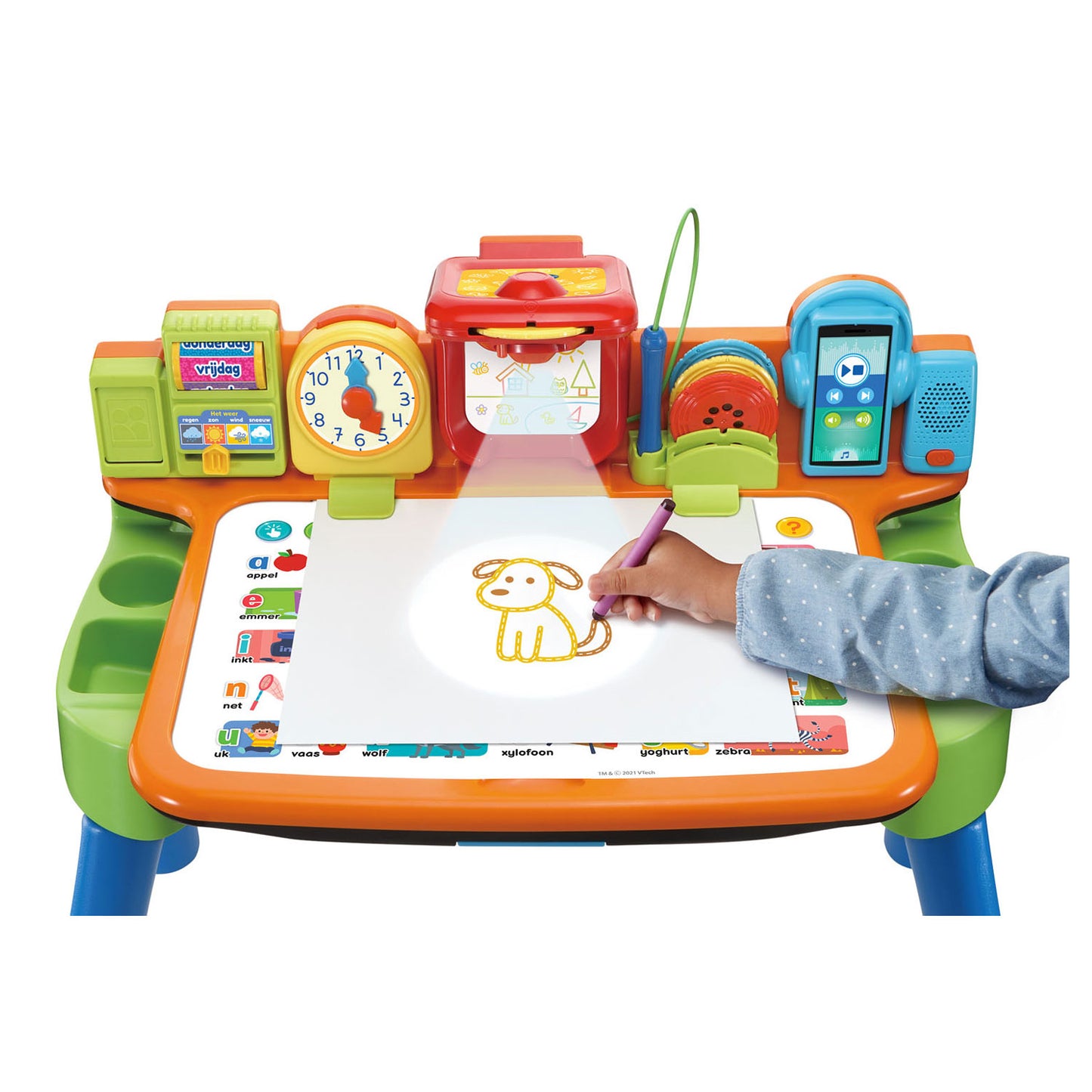 Vtech mijn magisch bureau 5 in 1 - interactief speelgoed - kinder bureau - peuter tafel - voor jongens meisjes