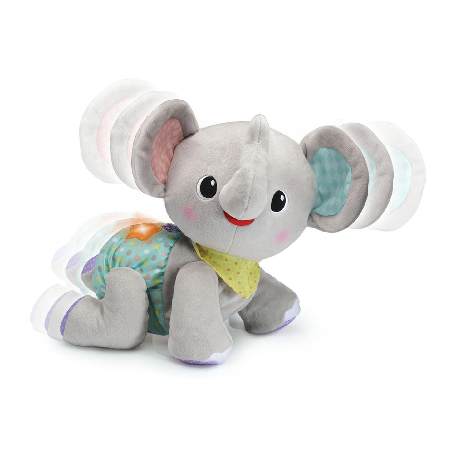 Vtech Crawl de cuero elefante