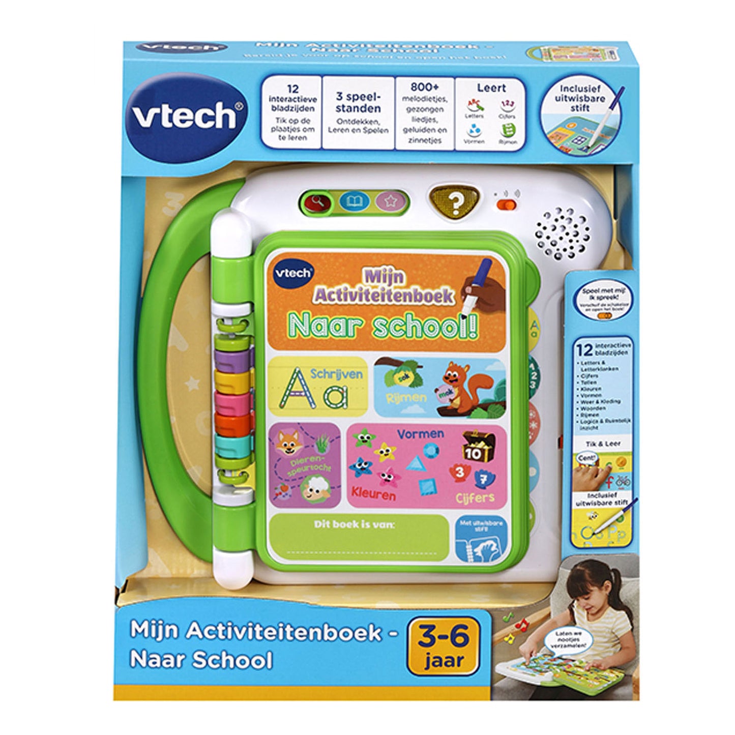 Vtech mi libro de actividades a la escuela