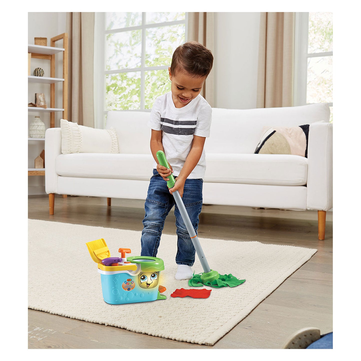 Vtech che gioca divertente set di pulizie