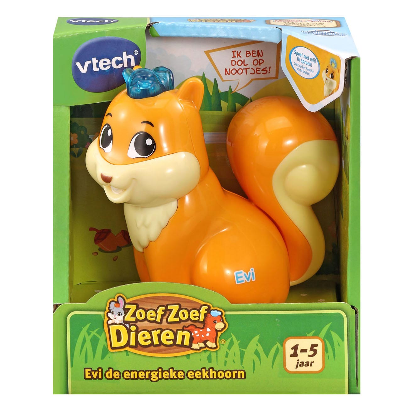 Vtech Zoef Zoef Dieren Evi lo scoiattolo energico