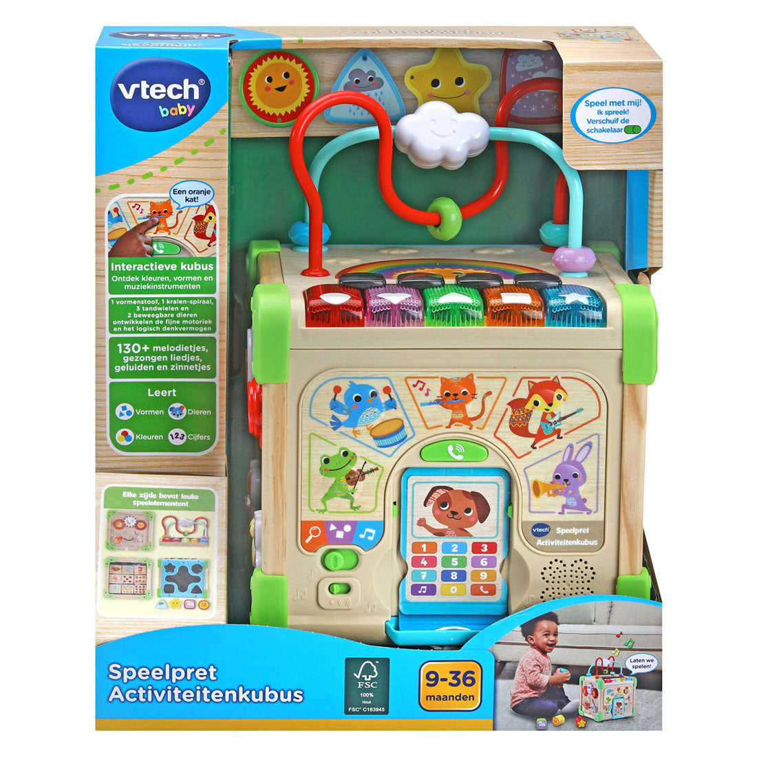 Vtech Green Speelpret Activity Kubus