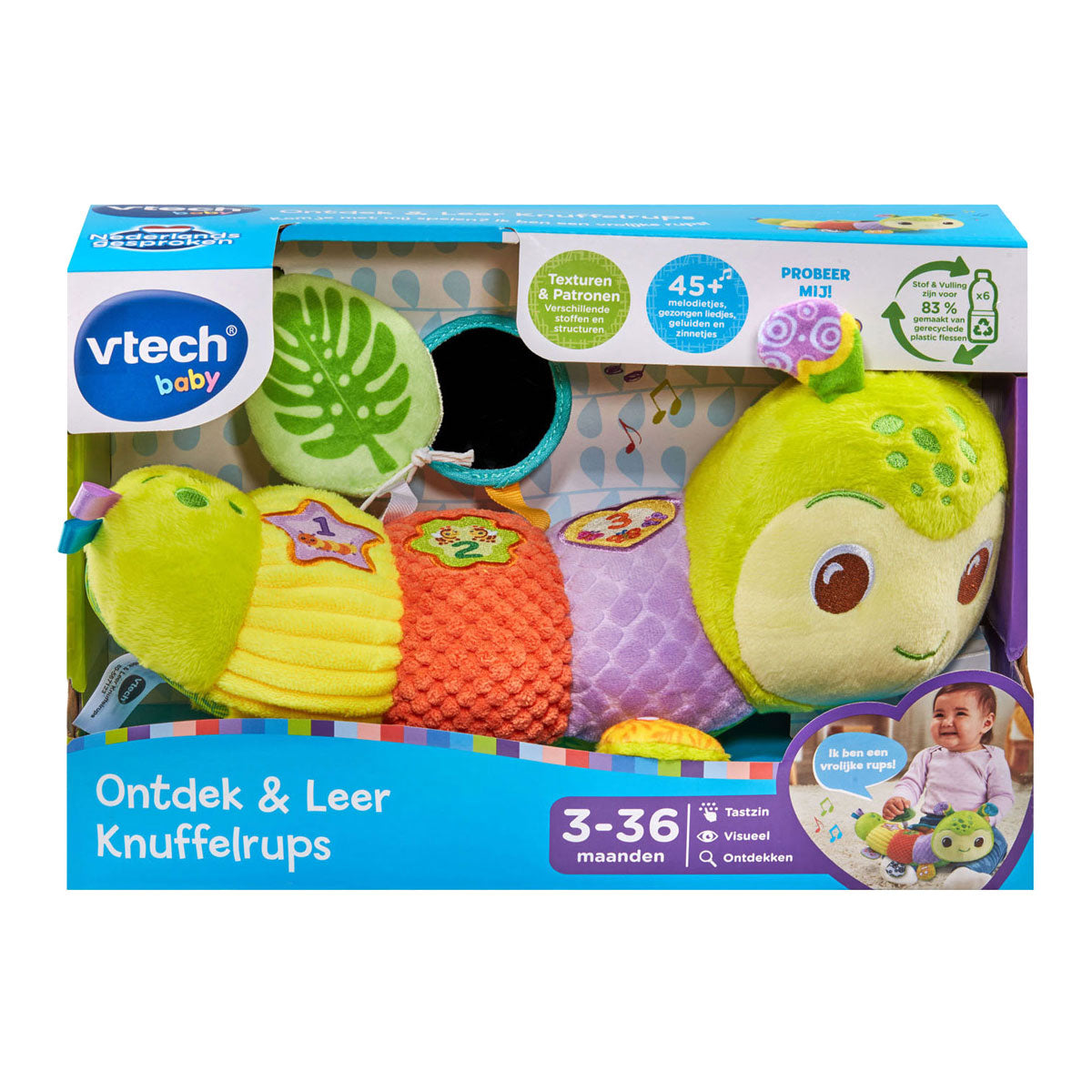 Vtech ontdek leer knuffelrups
