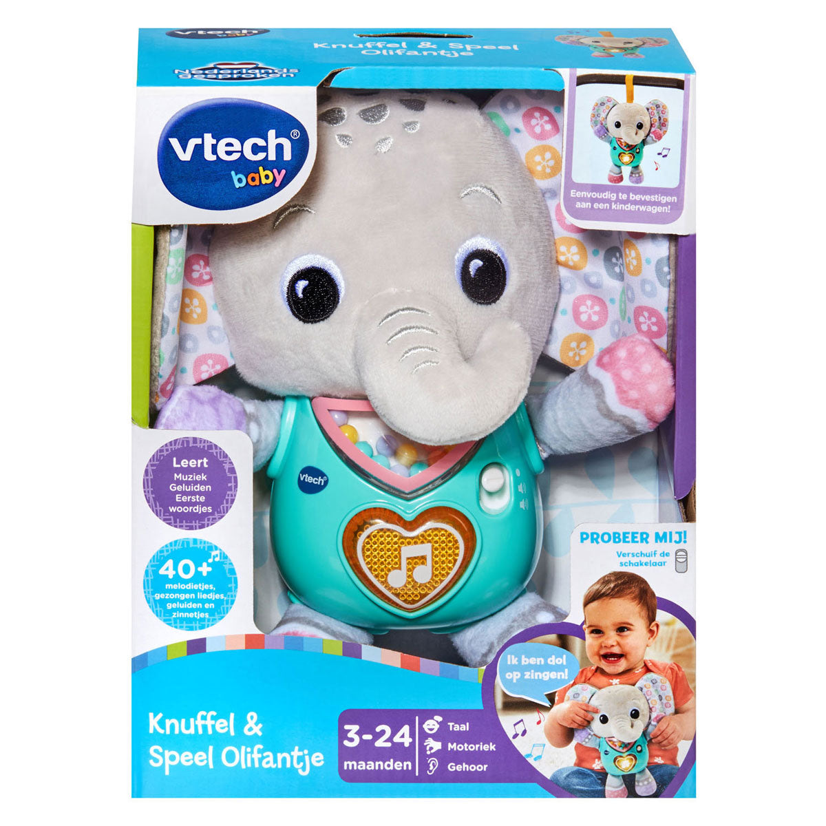 Vtech abbracciare e suonare l'elefante
