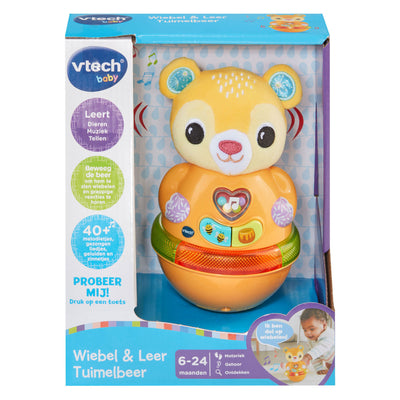 Vtech wiggle and learn tumble bear with 40 melodies