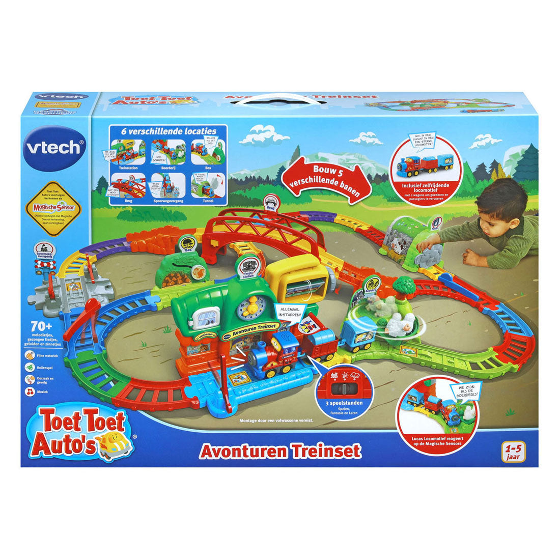 Vtech Toet Adventures Train Set (incluida Lucas Locomotive)