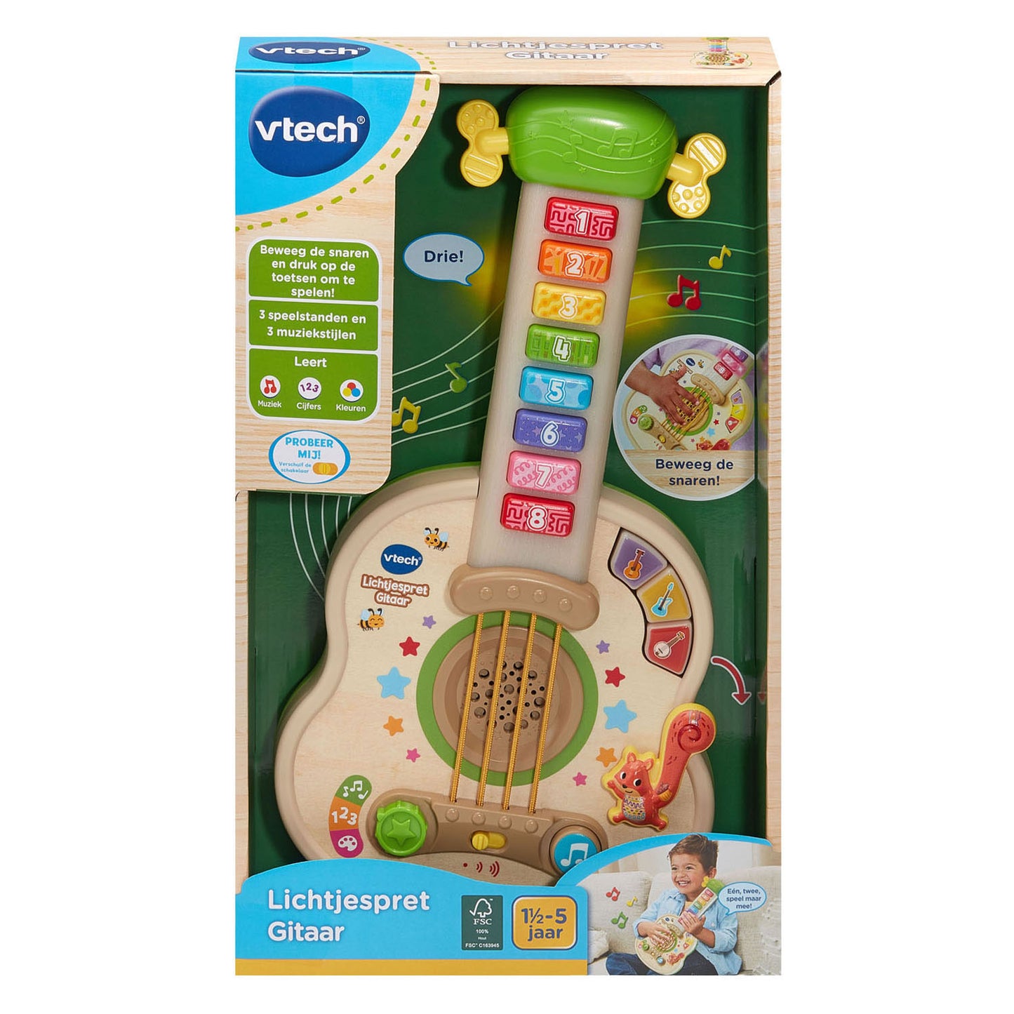 Vtech Kleuter Lightspret Guitar